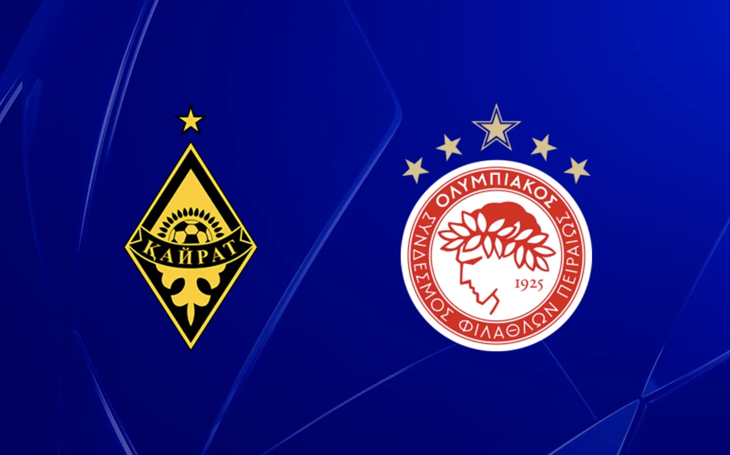 Champions League: Kairat Almaty vs Olympiacos 22h30 9/12 1 Champions League